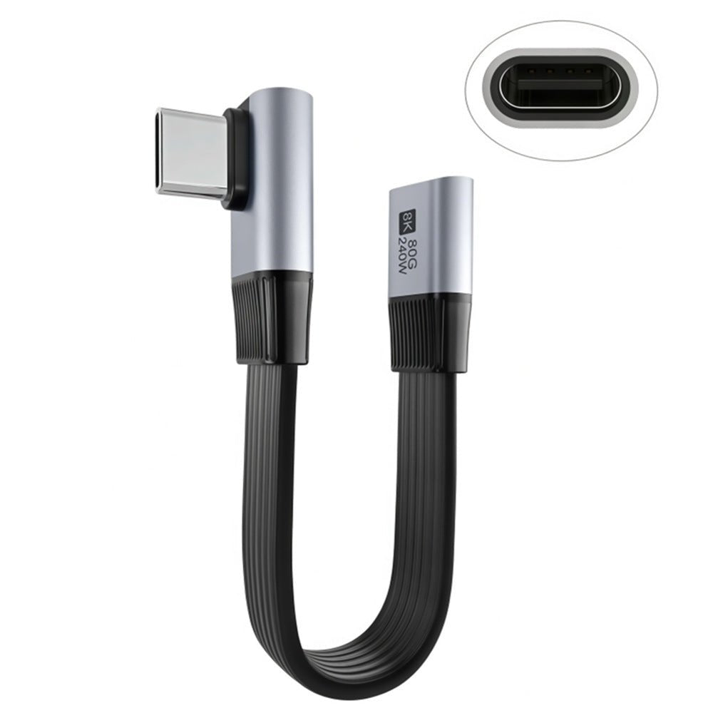 Short USB-C extension cable Thunderbolt 4 compatible
