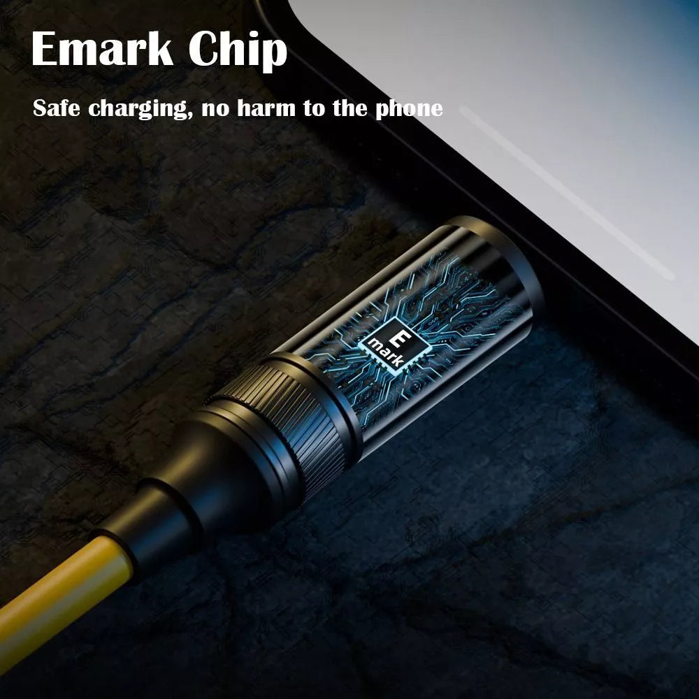 USB C 100W PD Fast Charging Cable, Male to Male OTG Data Connector | 8K@60Hz 20Gbps