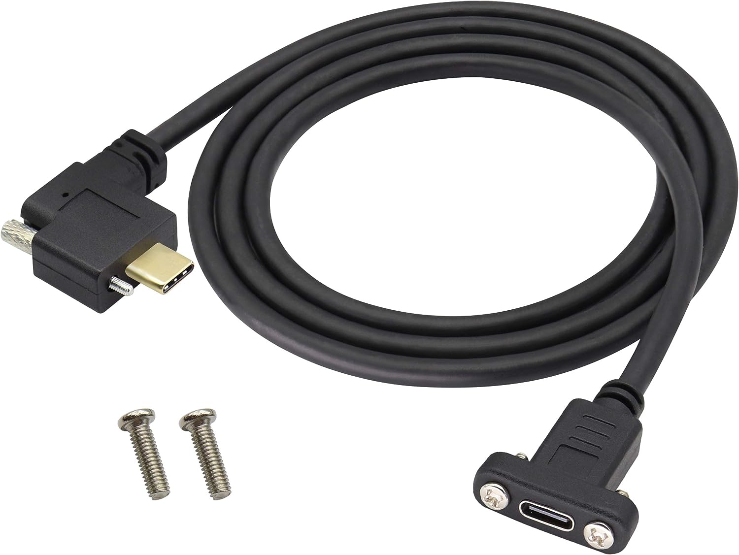 USB C Male to Female Panel Mount Extension Cable USB 3.1 10Gbps