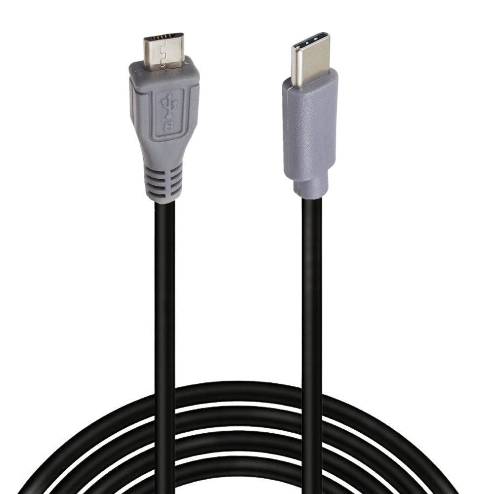 Micro USB 5 Pin Male to USB C Male Data Convertor OTG Cable