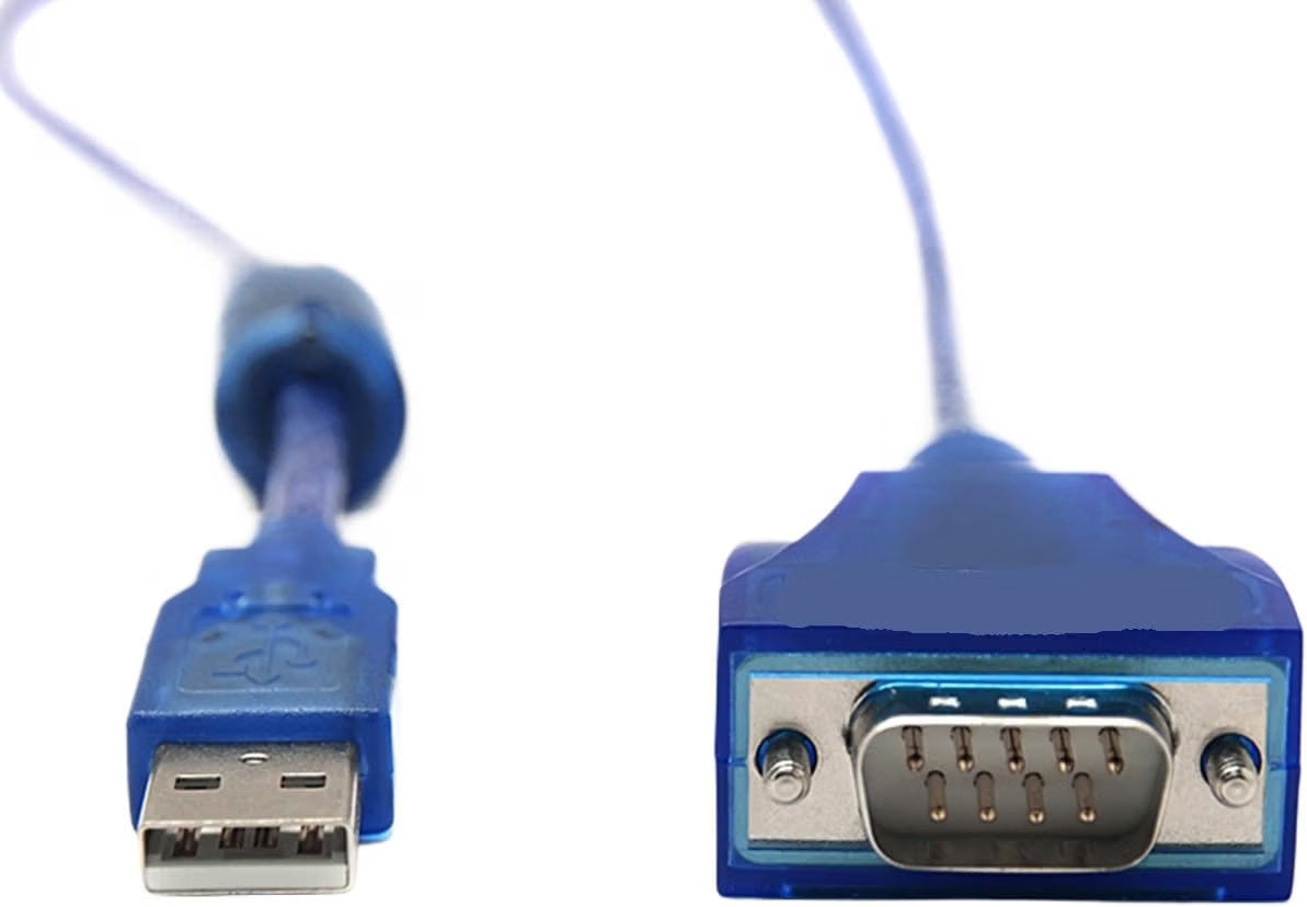 USB serial converter for RS232 equipment