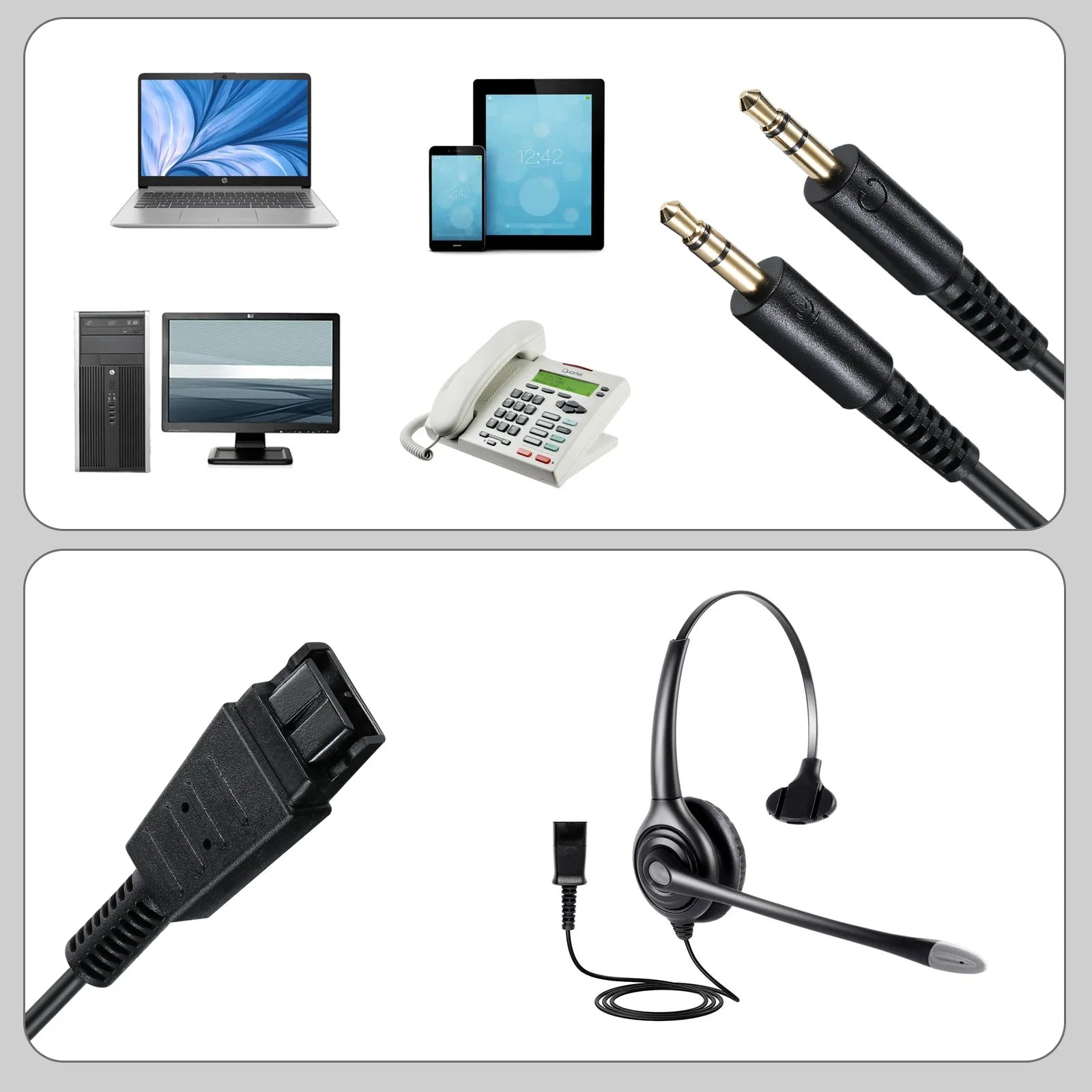 Plantronics quick disconnect cable