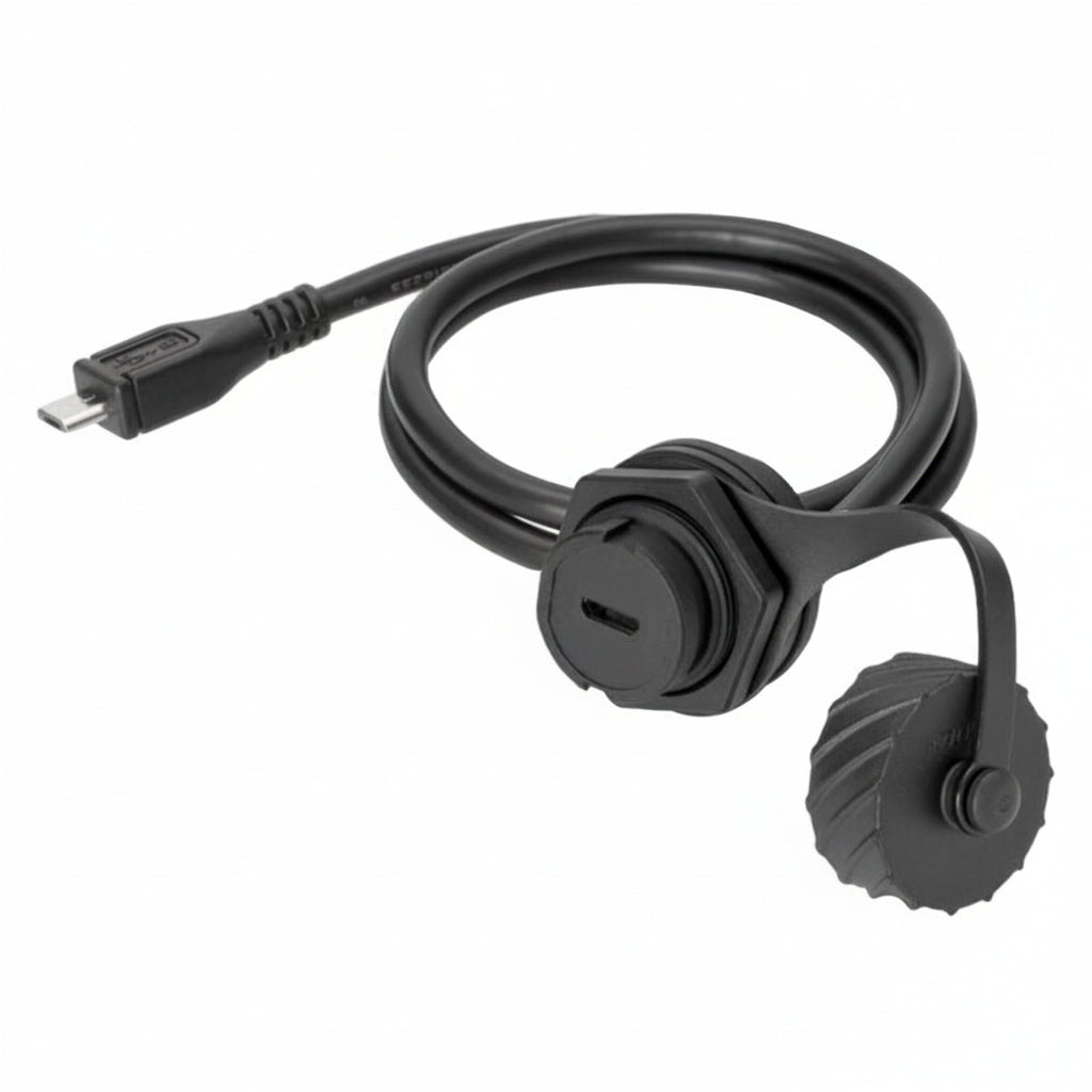 Industrial waterproof Micro USB extension cable
