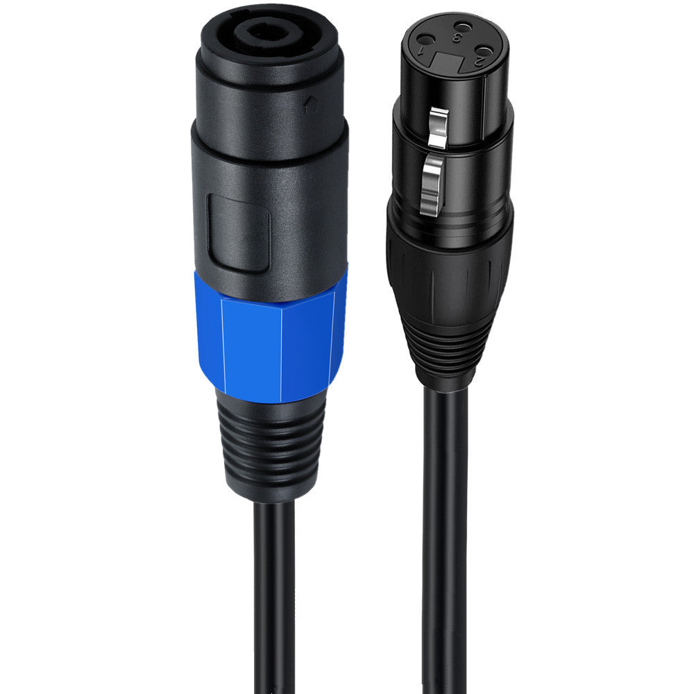 XLR 3 pin female to speaker cable adapter 1.8m
