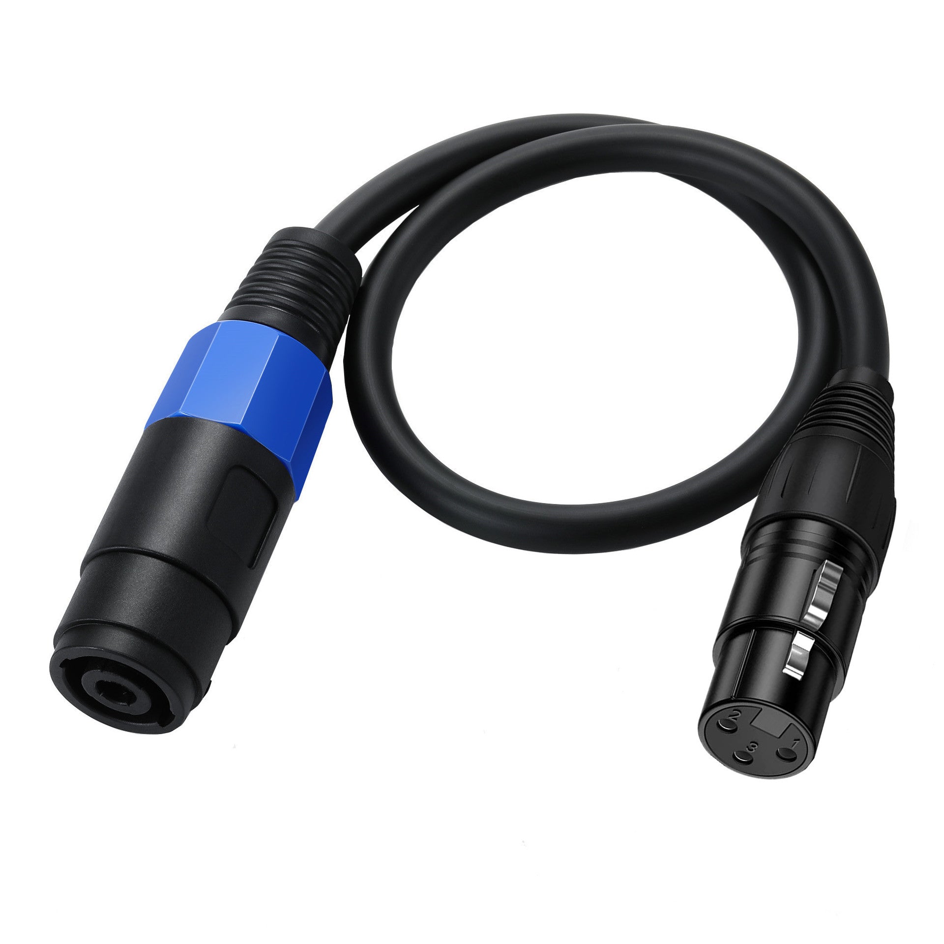 XLR female audio connector cable for sound systems