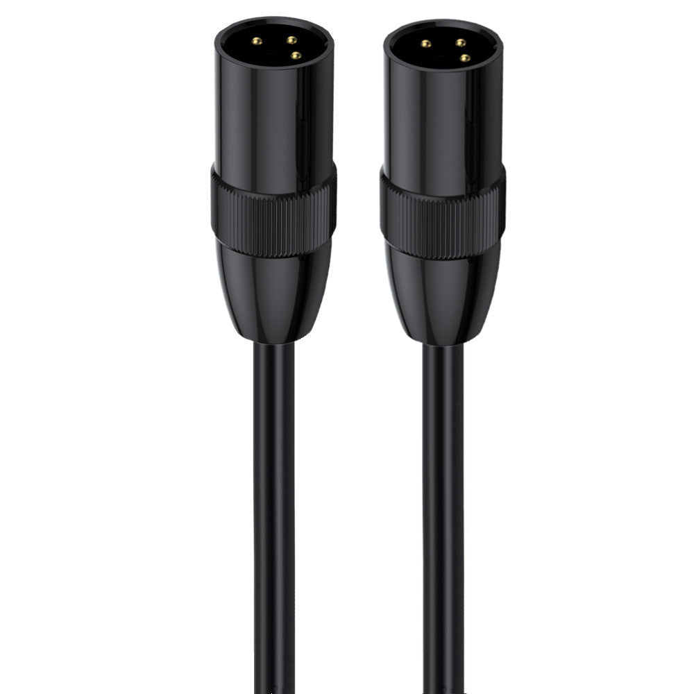 XLR male to male balanced microphone cable with shielded design