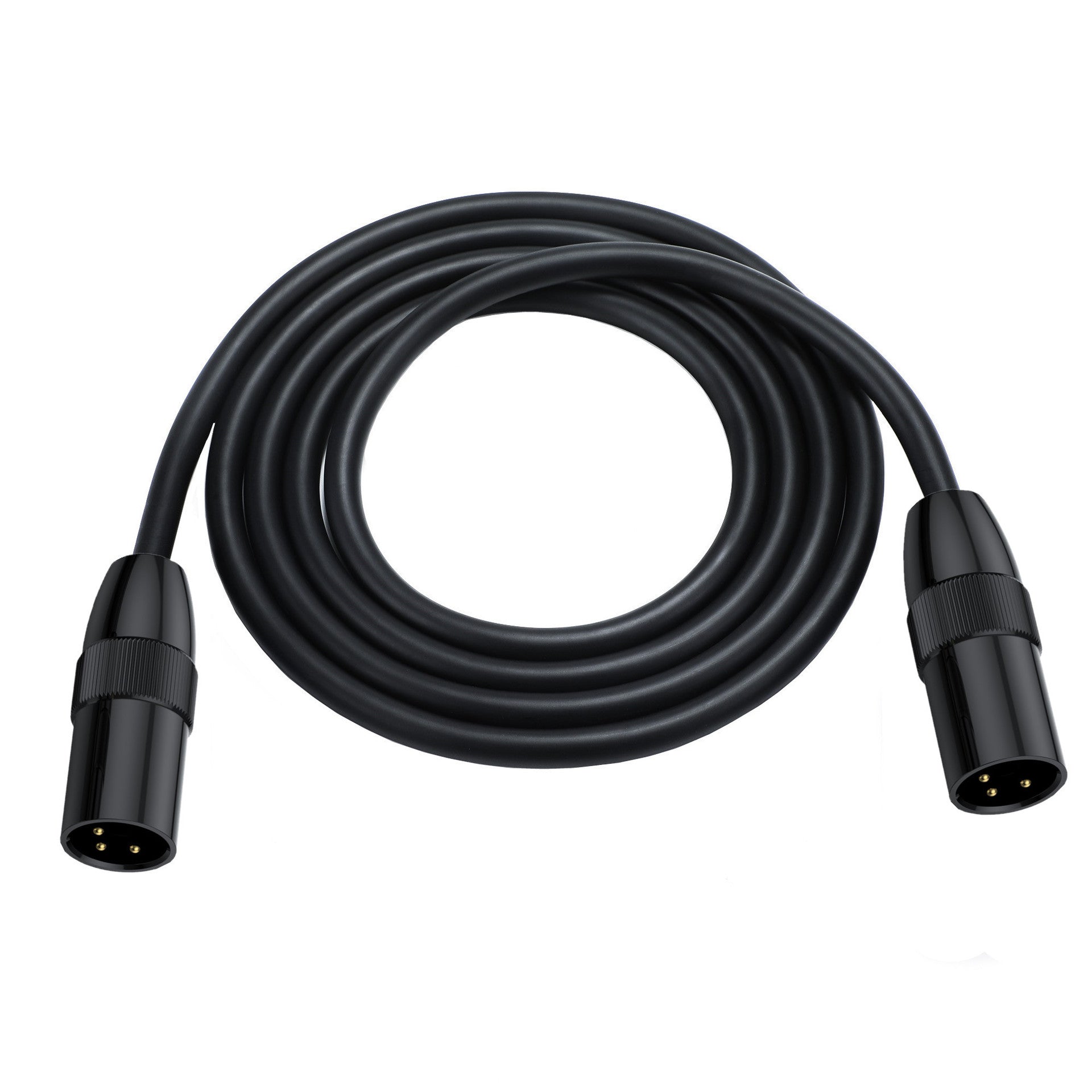 XLR 3Pin Male to Male Balanced Shielded Mic Cable for Mic Mixer, Recording Studio, Podcast, Speaker Systems