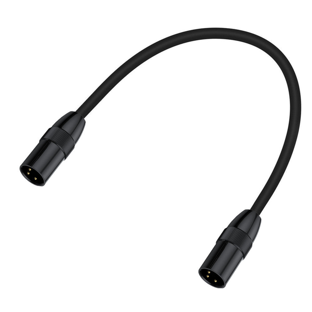 XLR 3Pin Male to Male Balanced Shielded Mic Cable for Mic Mixer, Recording Studio, Podcast, Speaker Systems