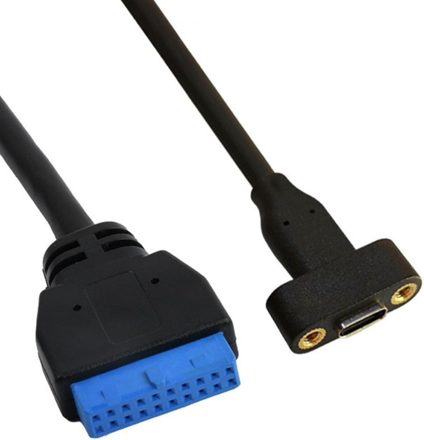 Type-C female to IDC 20 pin adapter cable for motherboard