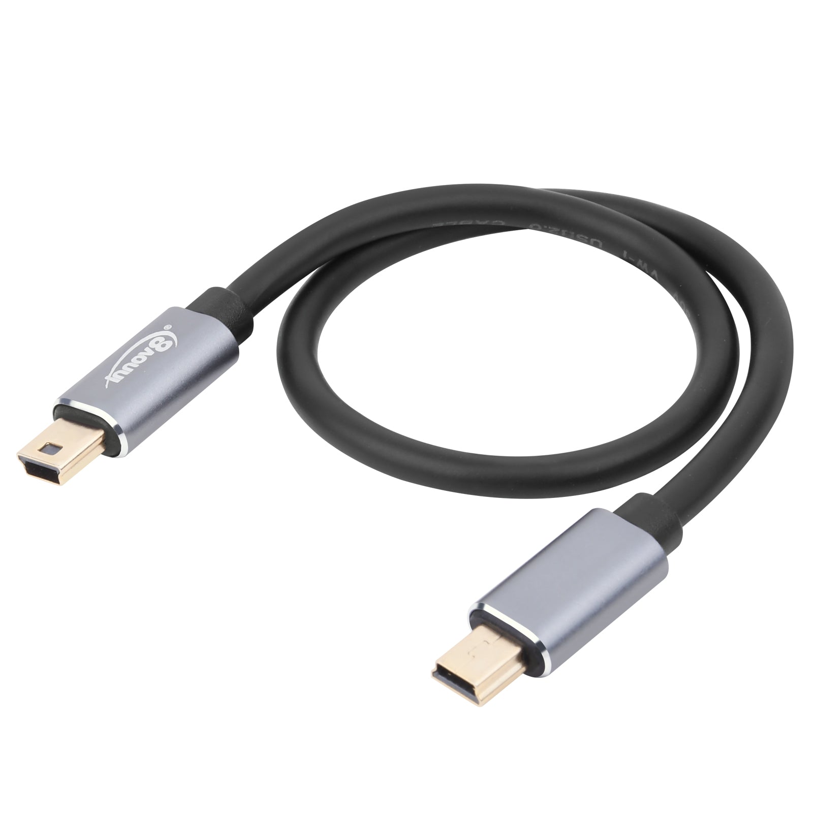 USB 2.0 Mini-B 5-Pin to Mini-B 5-Pin Male/Male Data OTG Cable