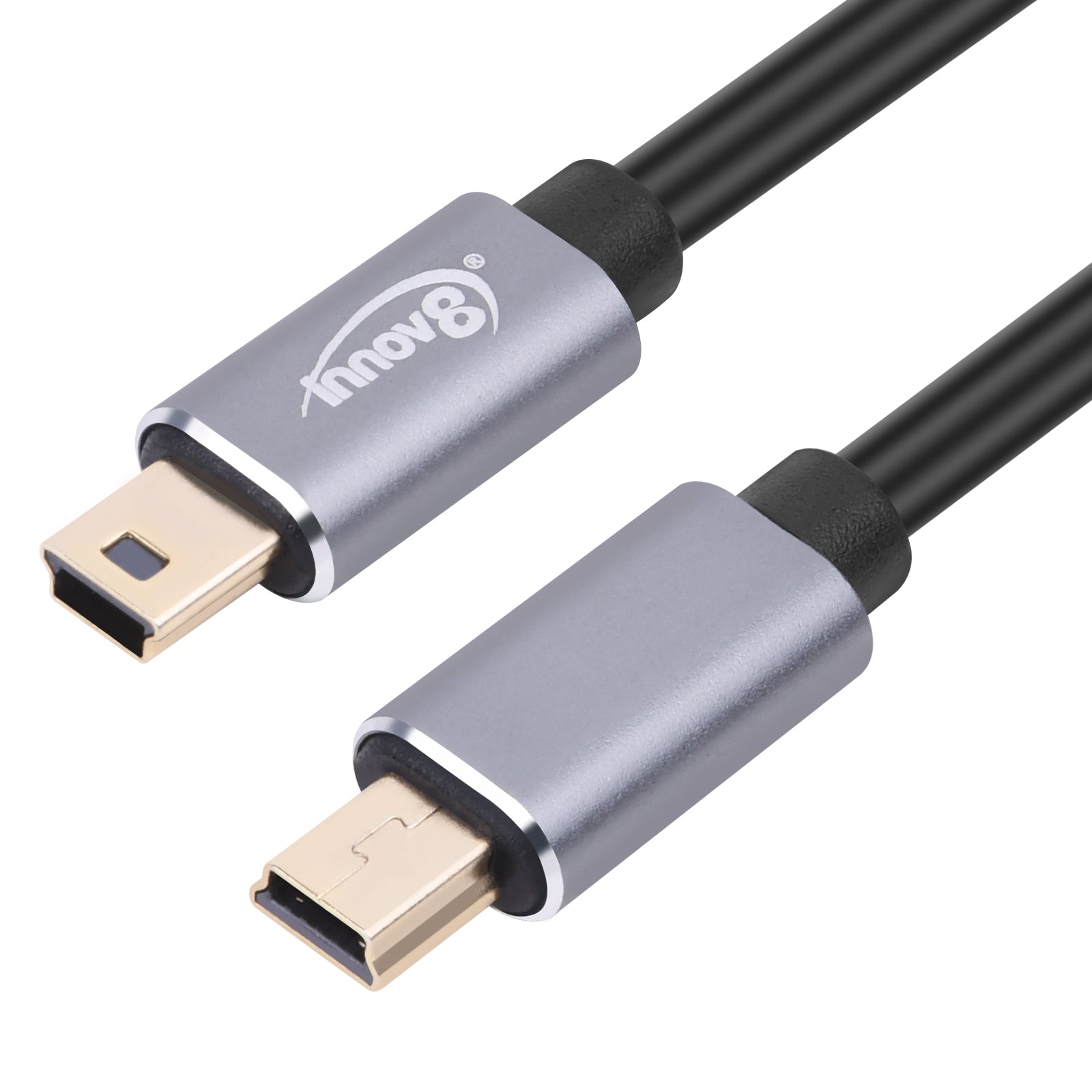 USB 2.0 Mini-B 5-Pin to Mini-B 5-Pin Male/Male Data OTG Cable