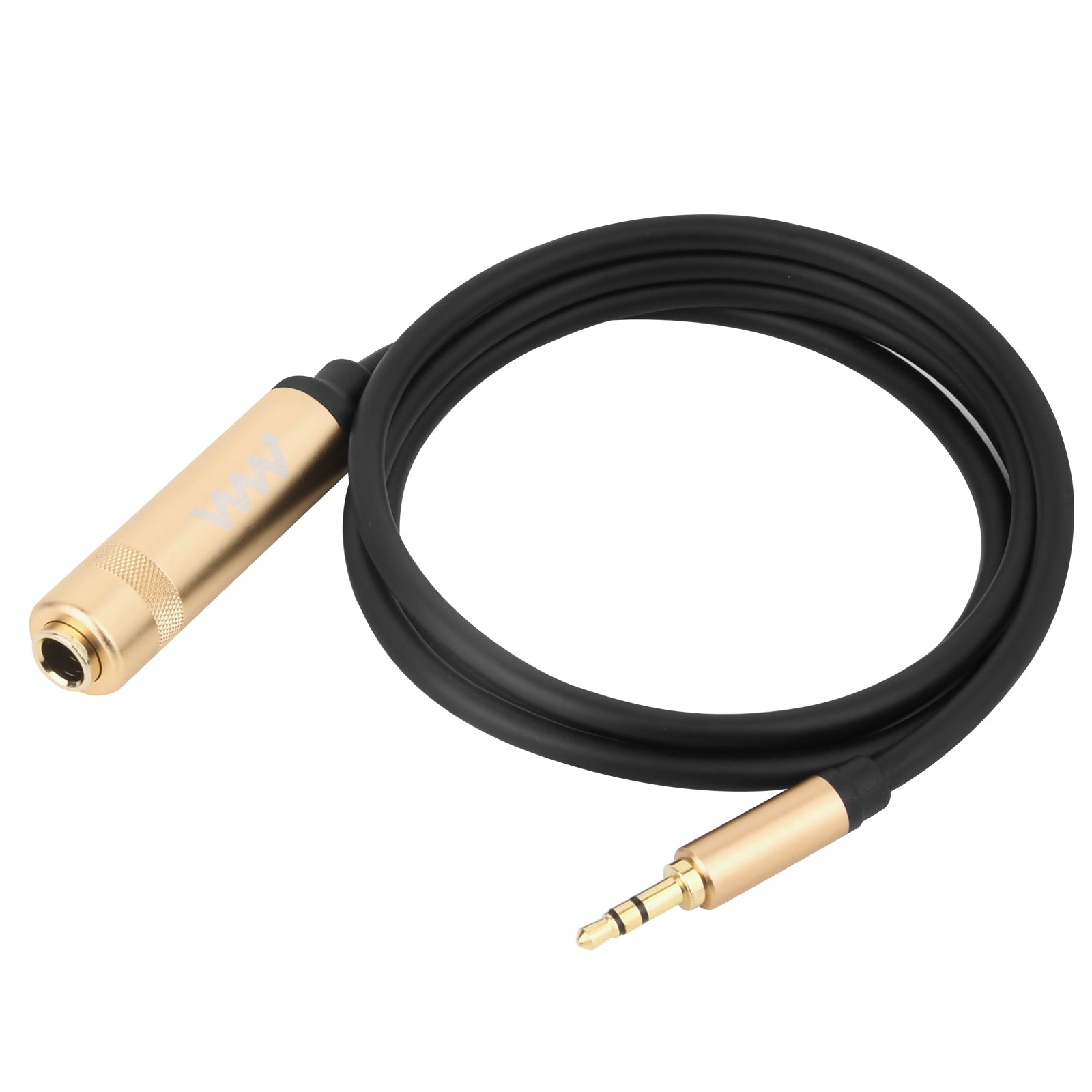 6.35mm TRS Female to 3.5mm Male (1/8 to 1/4) Stereo Headphone Convertor Cable 1m