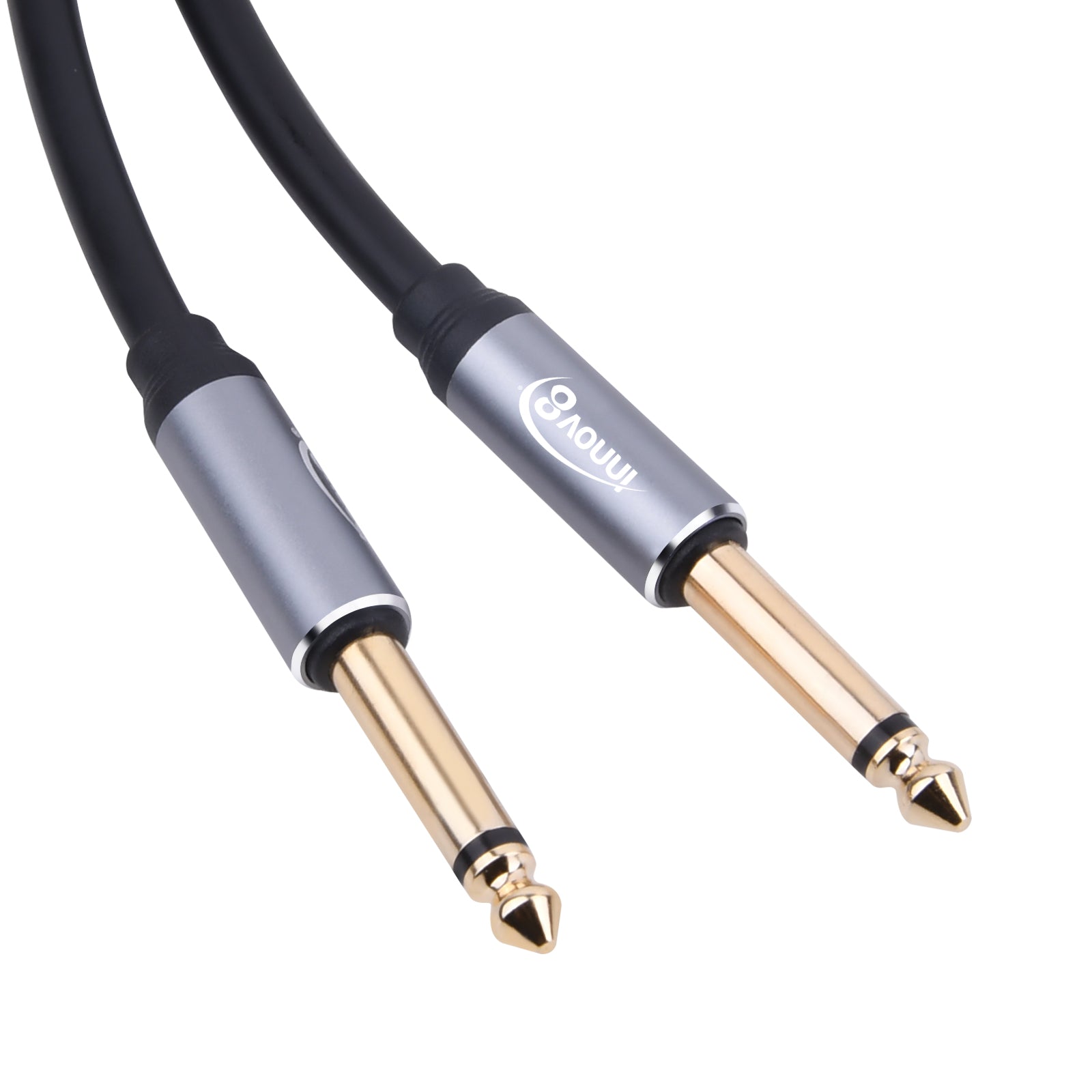 6.35mm Male to Male TS Jack Mono Guitar Cable 3m