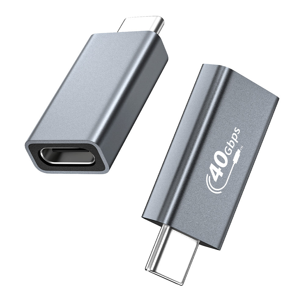 8K USB C Male to Female Data Charging OTG Adapter USB 4.0 100W 40Gbps