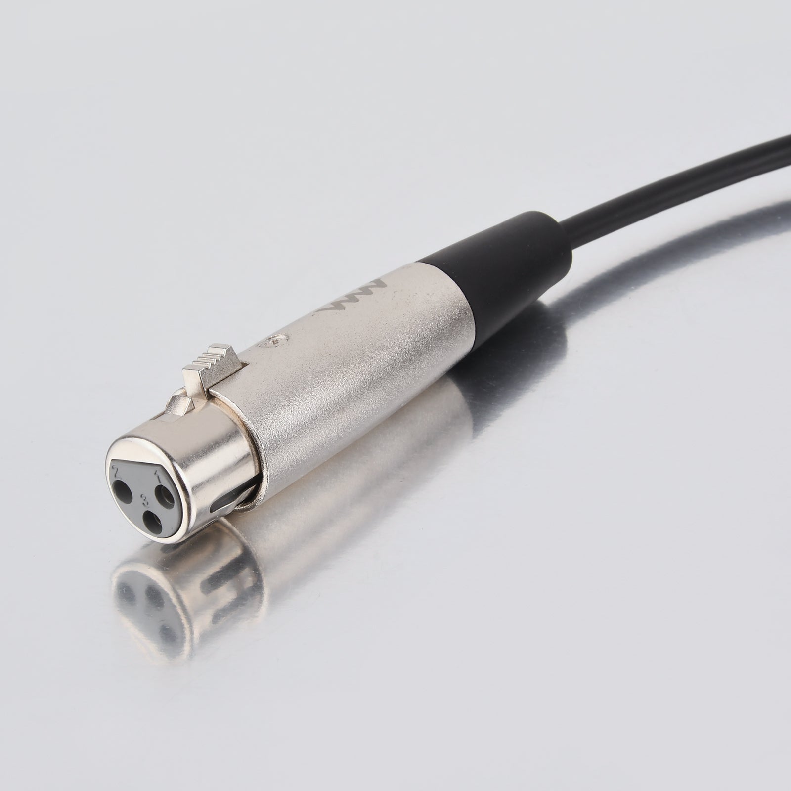 XLR Female to Dual 6.35mm 1/4" TS Mono Y Splitter Microphone Cable 1m