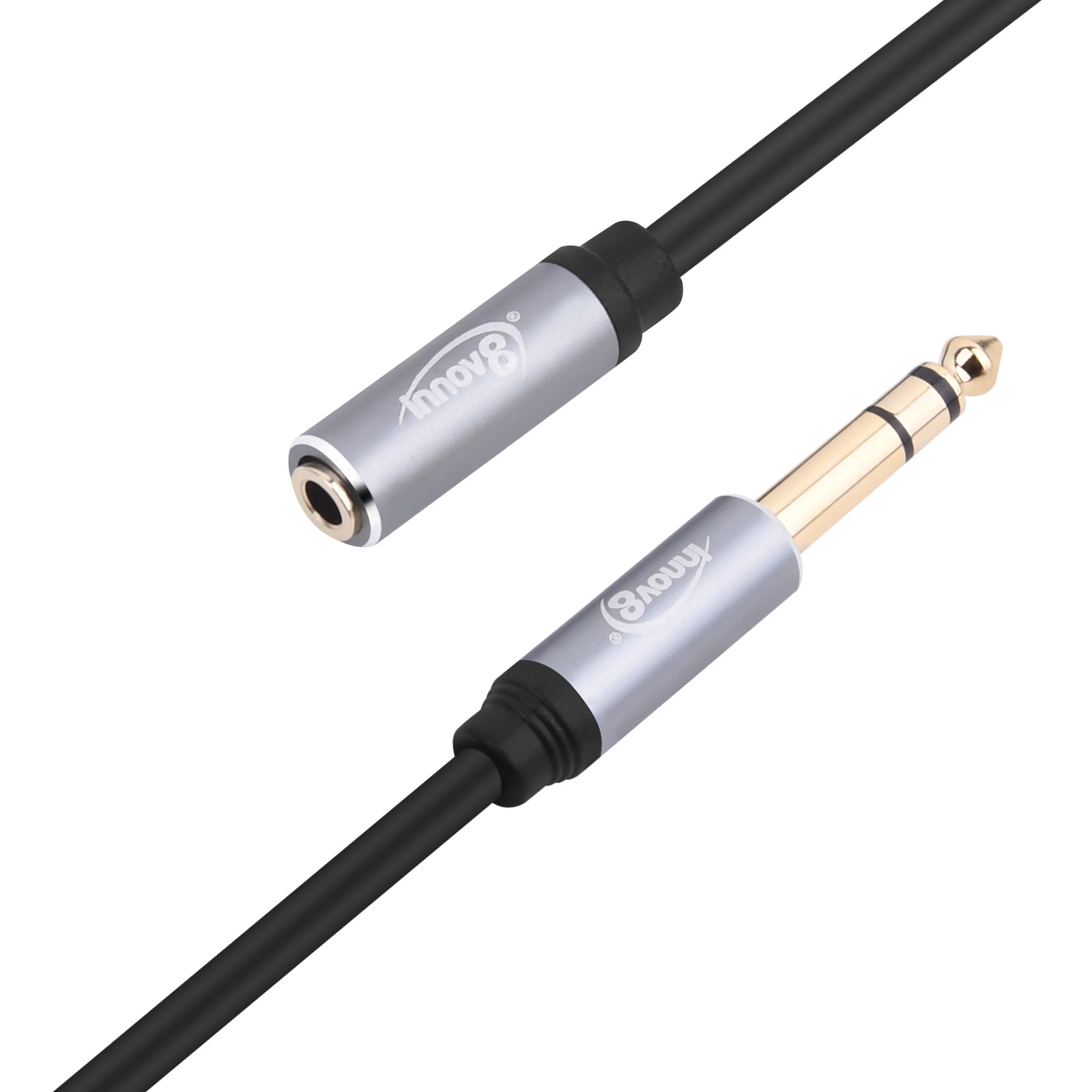 6.35mm Male TRS to 3.5mm Female Headphone Adapter Cable 1.8m