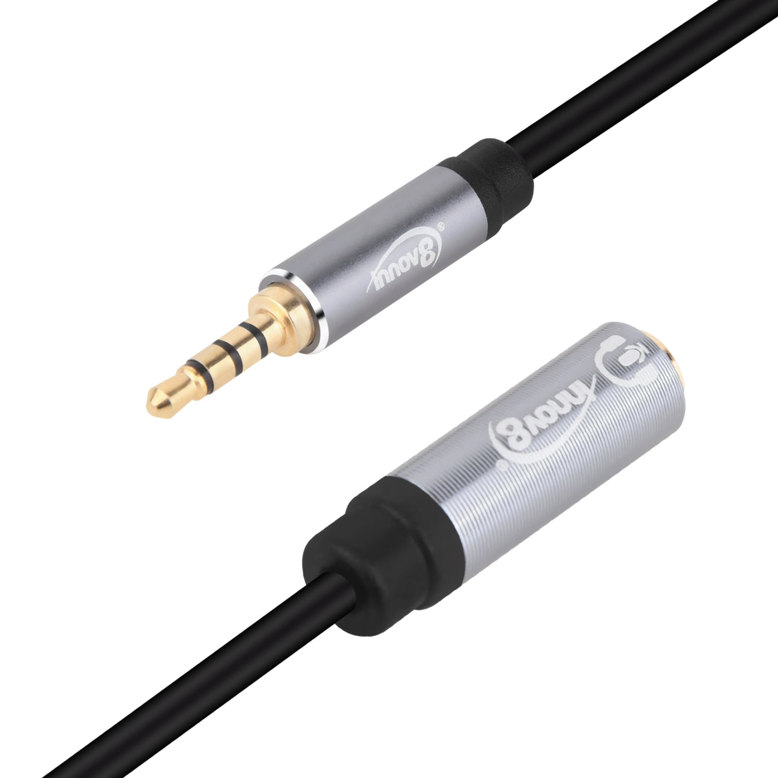 3.5mm Male to 3.5mm Female 4-Pole TRRS Jack Headset Extension Cable