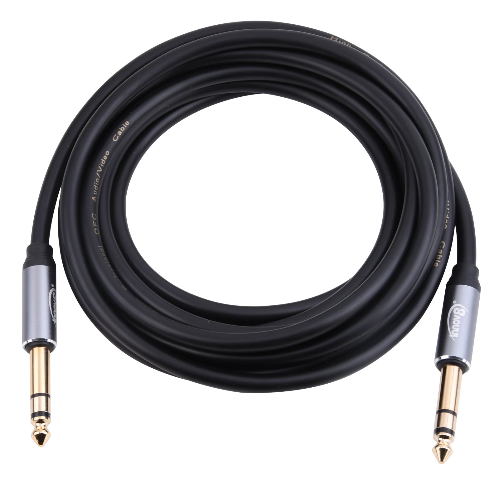 6.3mm Balanced TRS Stereo Audio Cable For Professional Sound Recording 3m