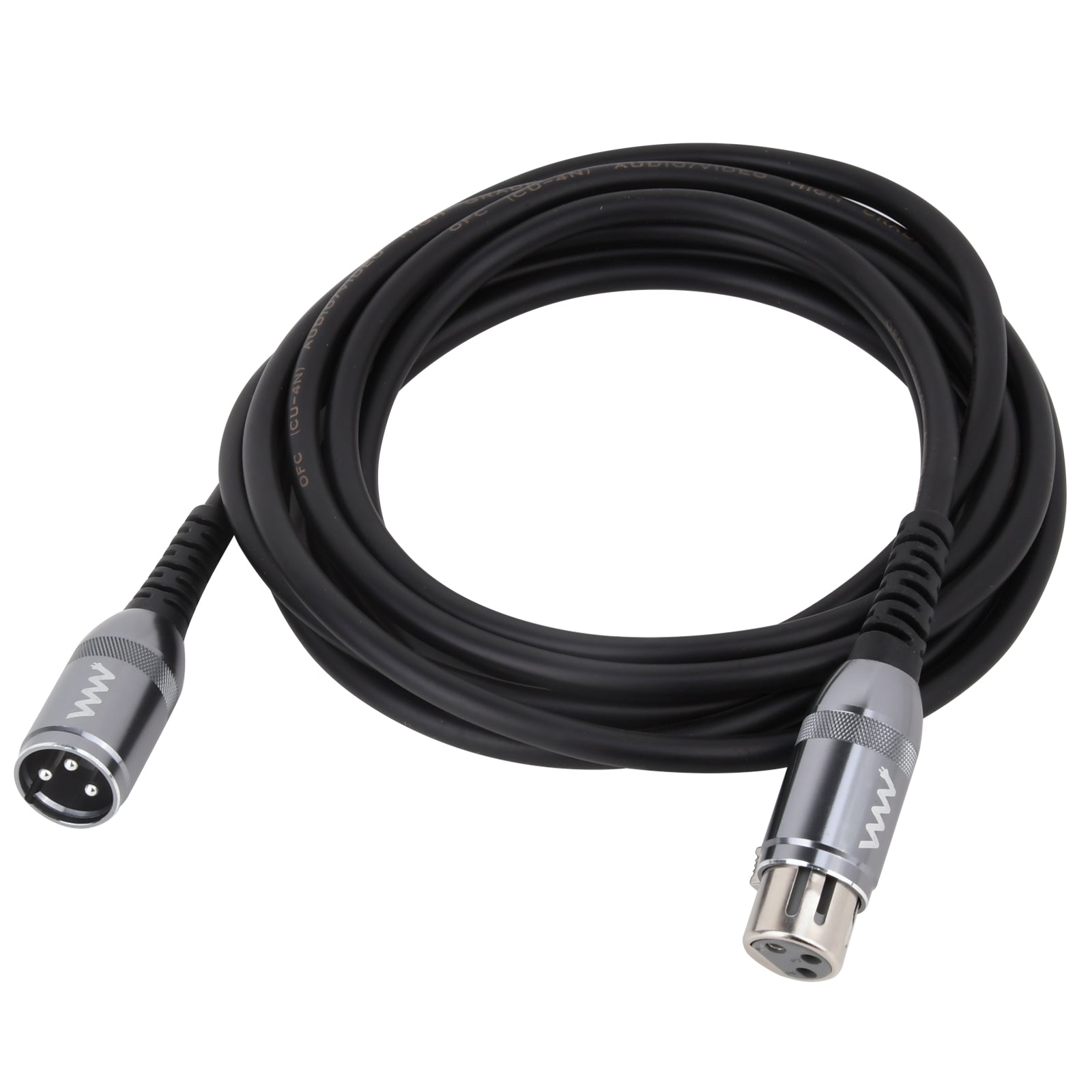 XLR 3 Pin Male to XLR Female Microphone Audio Extension Cable 3m