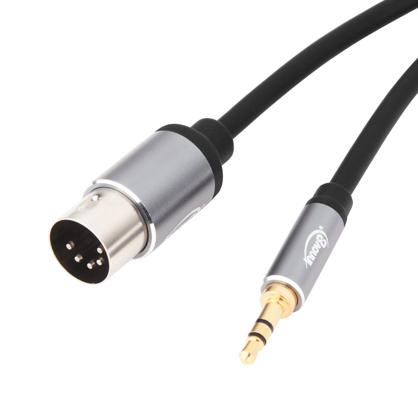5 Pin DIN Male to 3.5mm TRS Stereo Male Jack Converter Cable for Vintage Stereo Radio Audio Equipment 1M