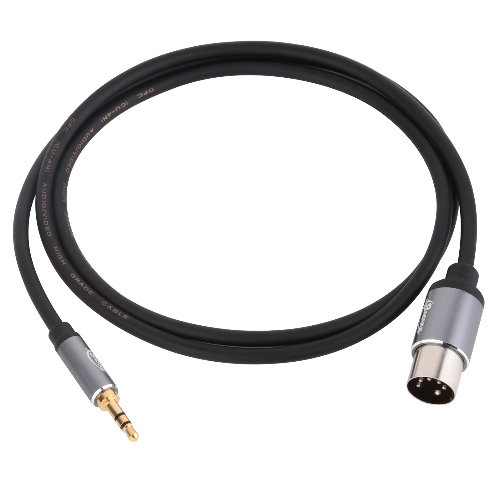5 Pin DIN Male to 3.5mm TRS Stereo Male Jack Converter Cable for Vintage Stereo Radio Audio Equipment 1M