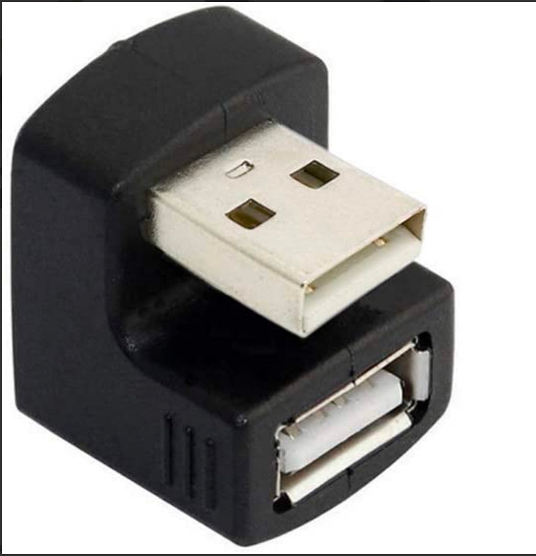 USB 2.0 Type A Male to Female Extension Connector Adapter