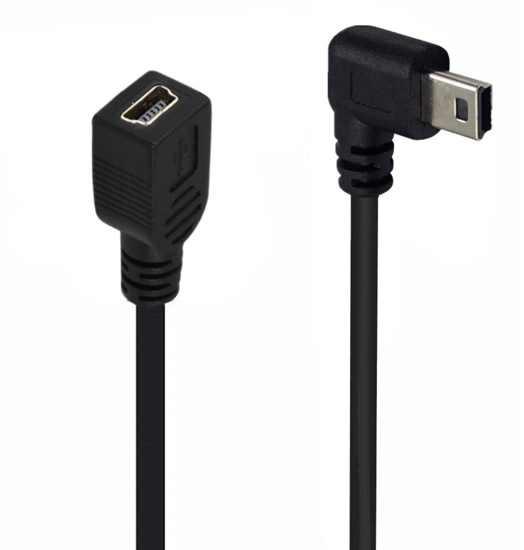 Mini USB 2.0 Type-B Male to Female Extension Cable 0.25m