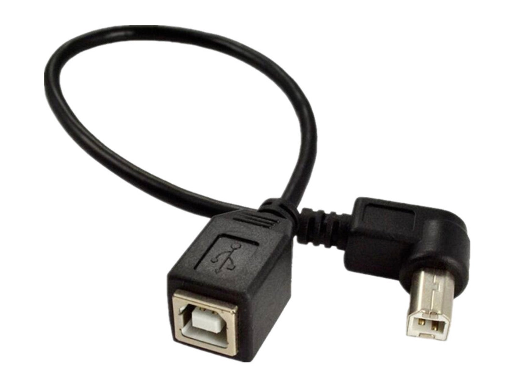 USB 2.0 Type B Male to Female Printer Extension Cable 0.25m