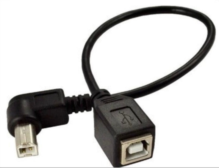USB 2.0 Type B Male to Female Printer Extension Cable 0.25m