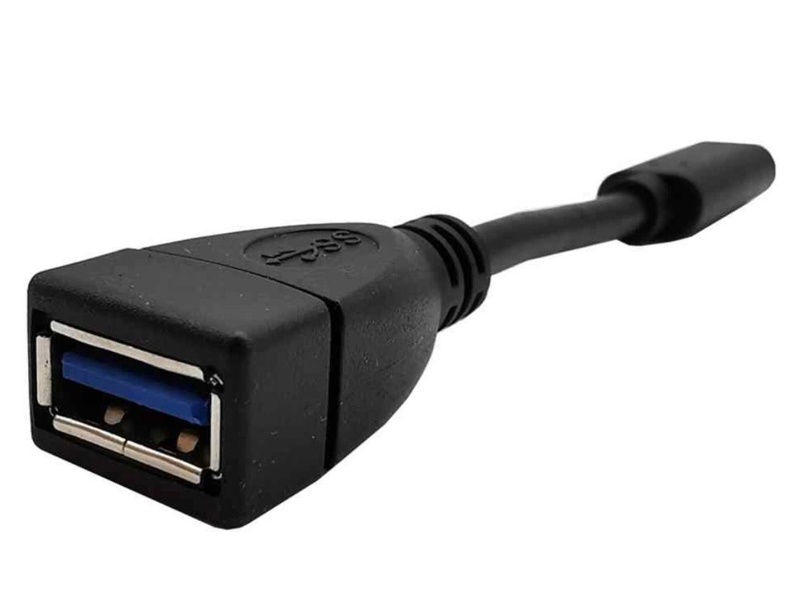 USB-C Female to USB-A 3.0 Female OTG Data Cable 5Gbps 10cm