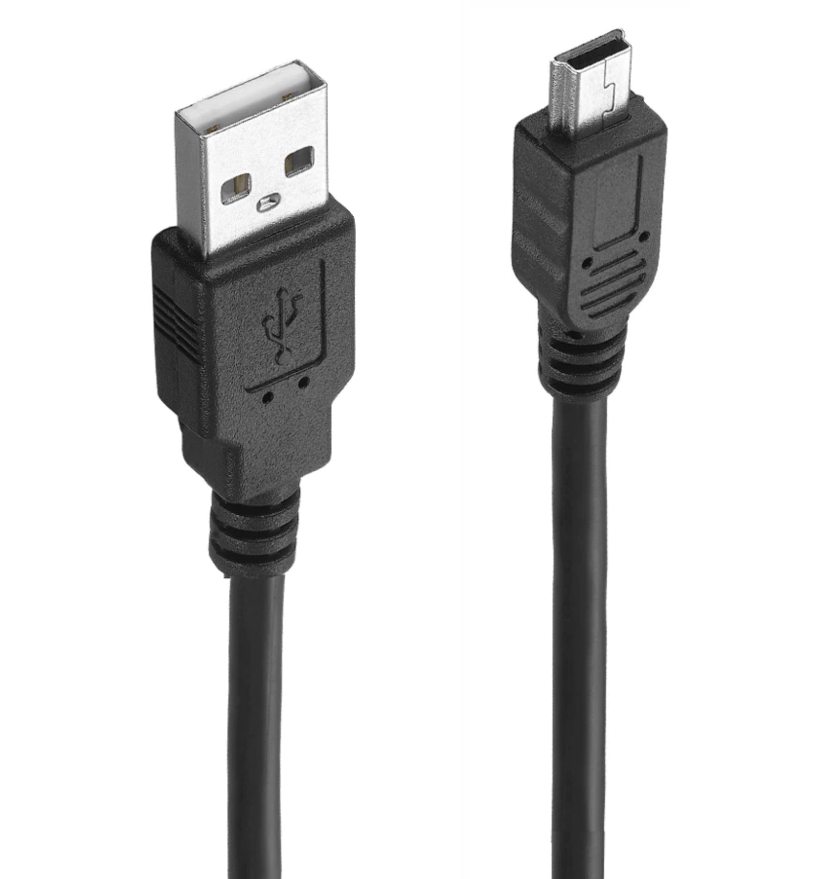USB 2.0 A Male to USB Mini B Charge & Sync Cable