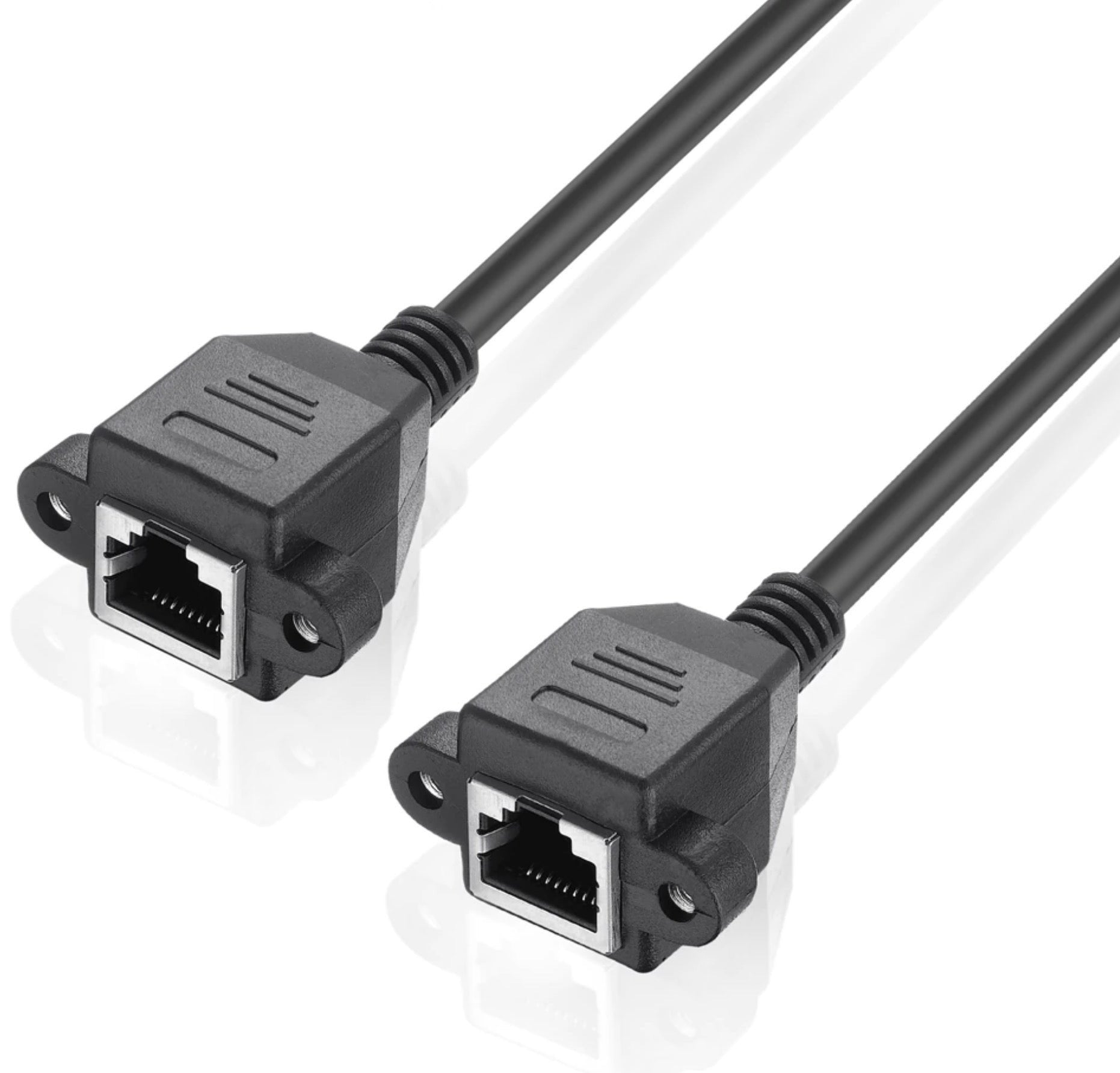 RJ45 Female to Female Ethernet Lan Network Extension Cable 0.3m