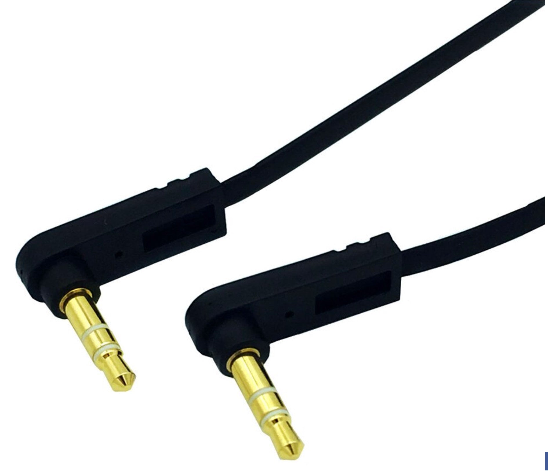 3.5mm 1/8" TRS Male to TRS Male Stereo Jack Audio Flat Cable