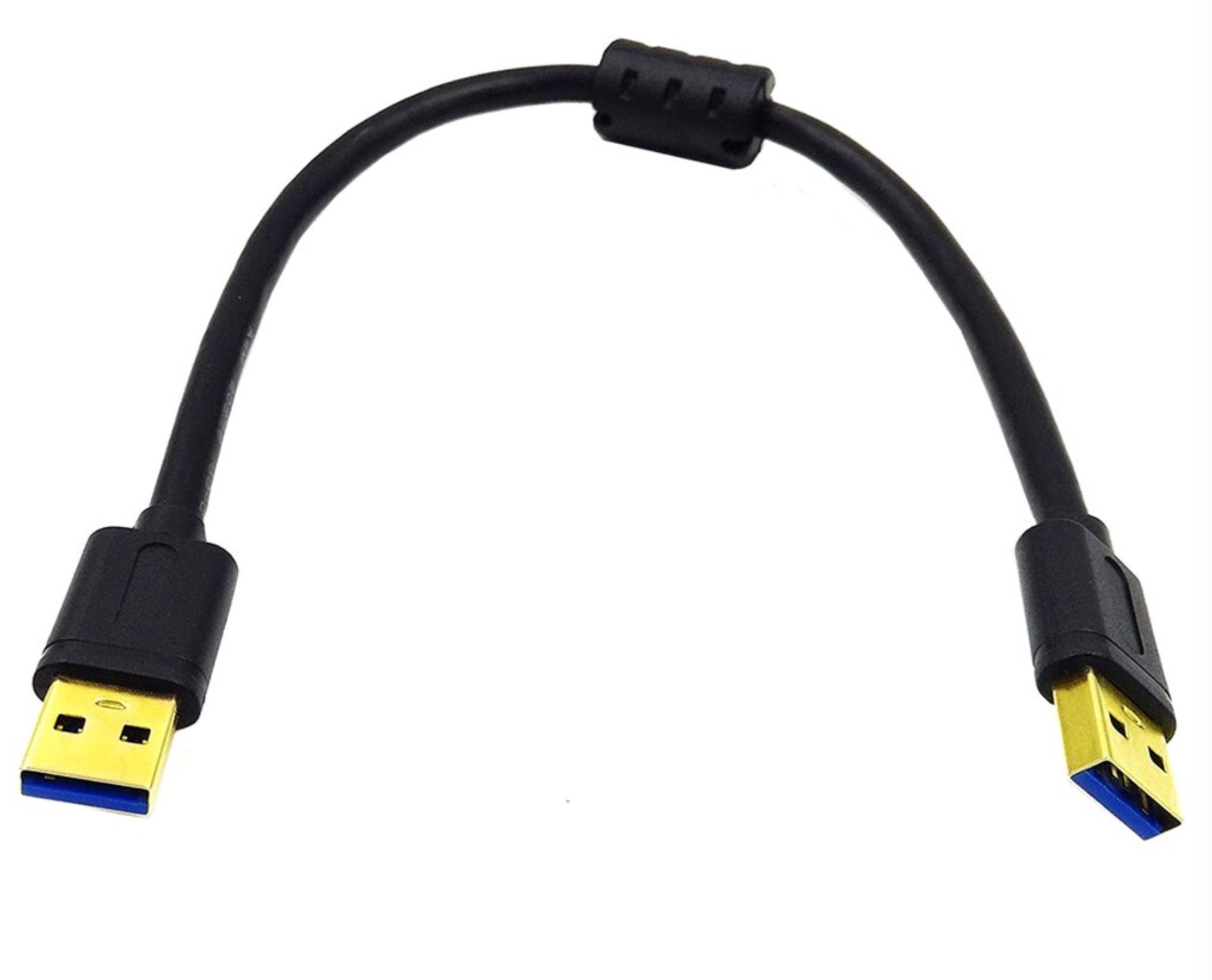 USB 3.0 Type A Male to Male Data Sync Cable - Gold Plated