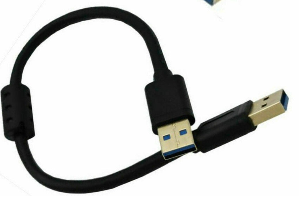USB 3.0 Type A Male to Male Data Sync Cable - Gold Plated