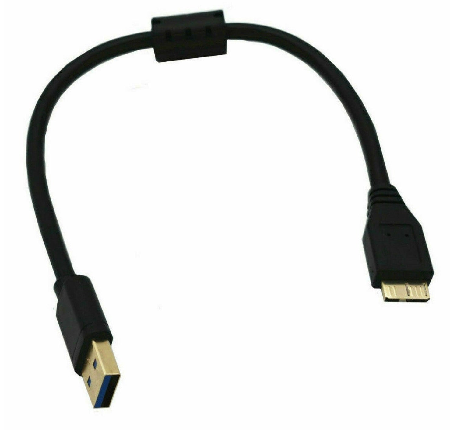 USB 3.0 Type A Male to USB 3.0 Micro-B Male Data Cable Gold Plated