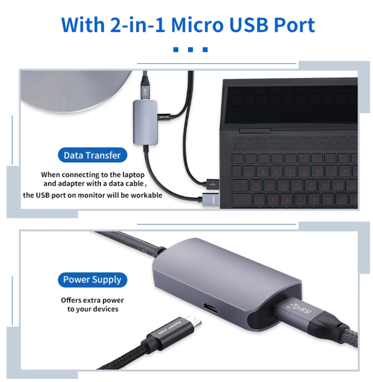 HDMI to USB-C Converter Screen Projection 4K 60Hz Adapter for Laptop PC