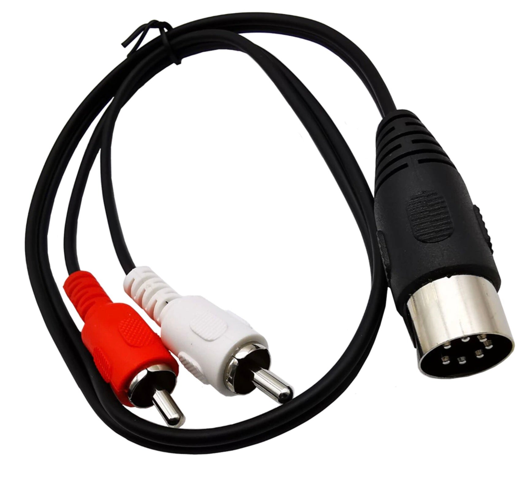 7 Pin DIN Male to 2-RCA Male Audio Connector Lead for Bang Olufsen