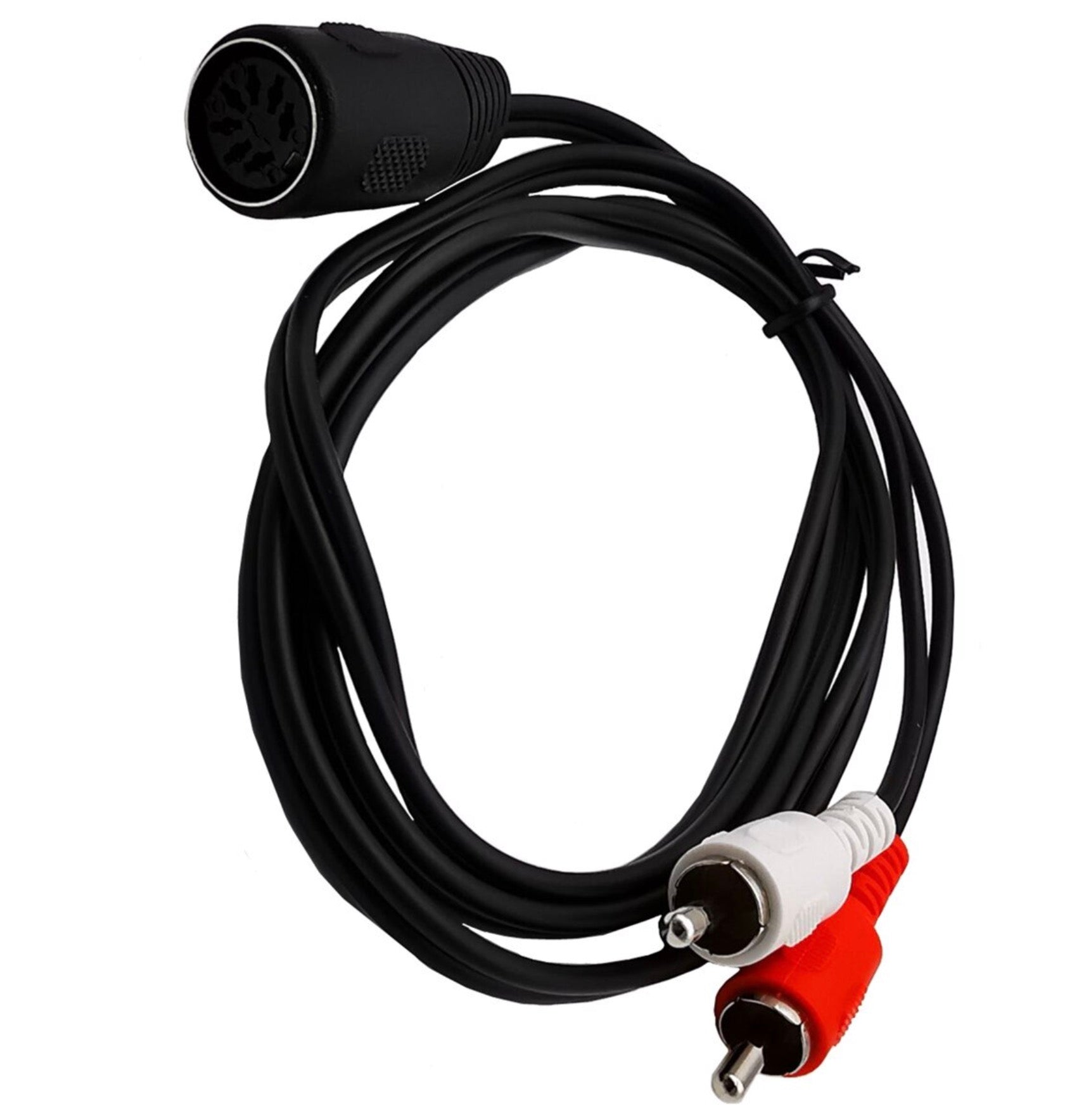 7-Pin Din Female to Dual RCA Male Audio Cable for Bang & Olufsen, Naim, Quad, Stereo Systems