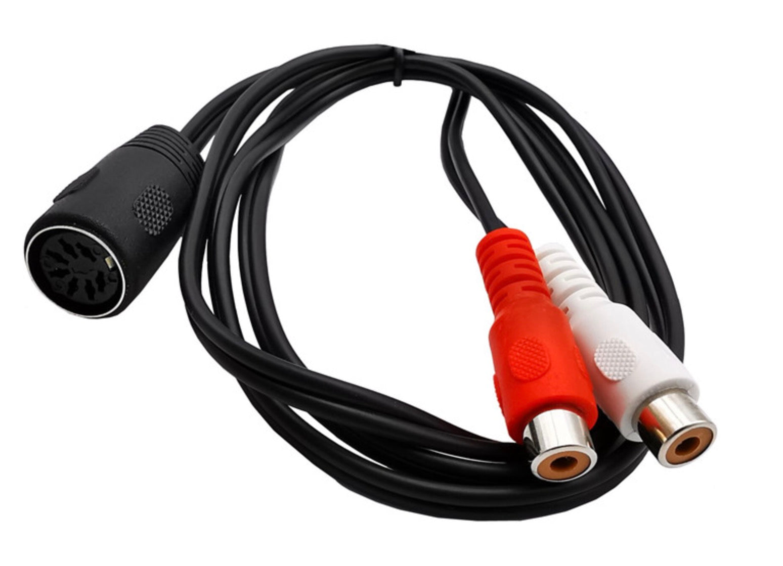 7-Pin DIN Female to Dual RCA Female Audio Stereo Cable for Bang & Olufsen