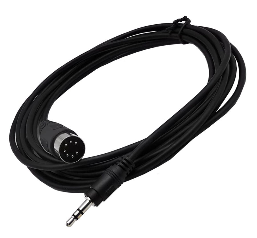 7-Pin Din Male to 3.5mm(1/8in) Stereo Male Professional Audio Cable for Bang & Olufsen, Naim, Quad Stereo Systems