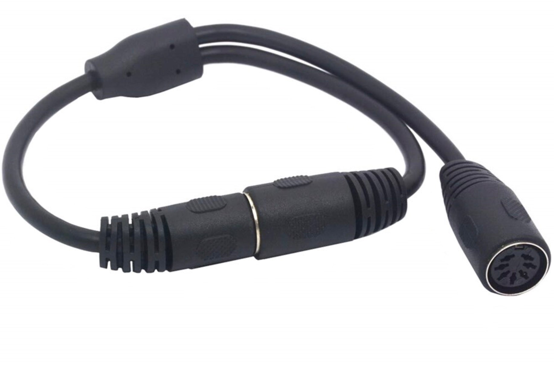 7-Pin Male to Dual 7-Pin Din Female Y Splitter Cable for Bang Olufsen Naim Quad Stereo Systems
