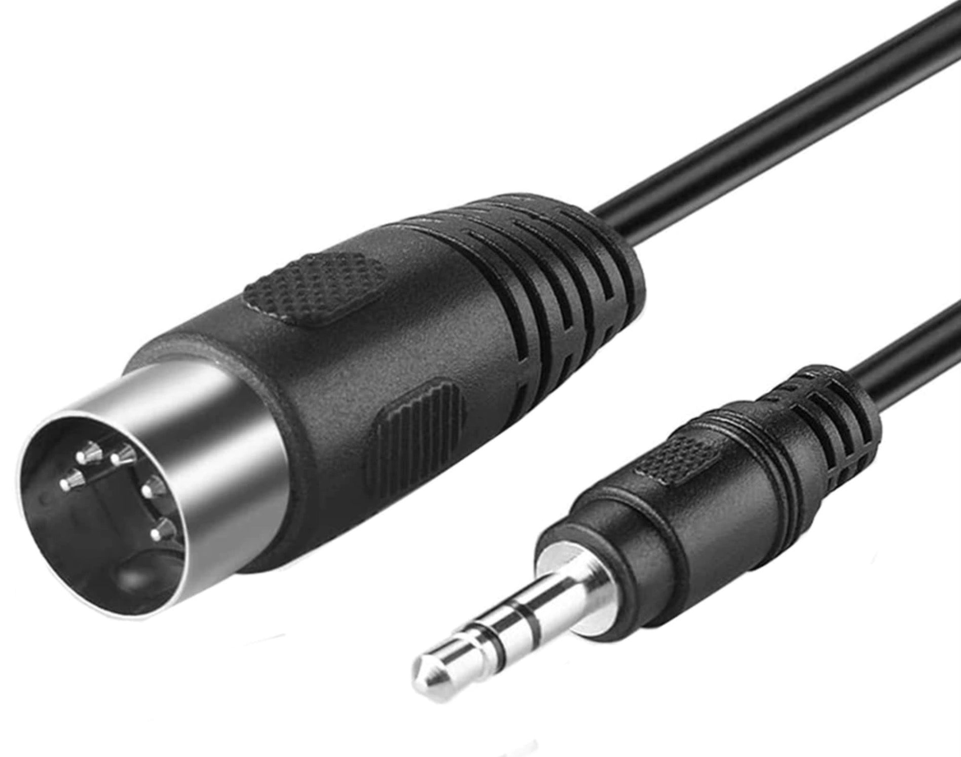 5-Pin Din Male to 3.5mm AUX TRS Audio Cable
