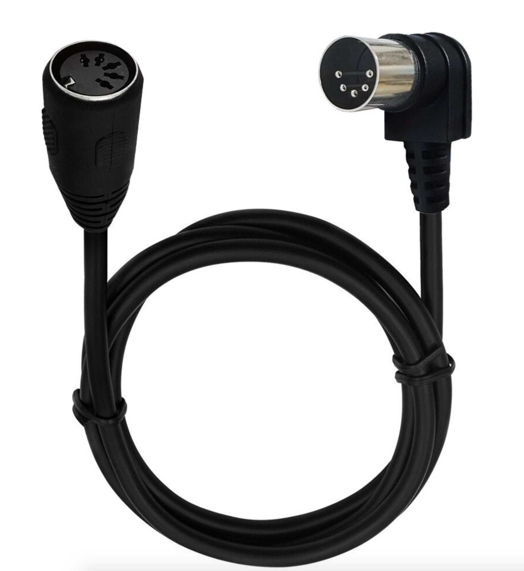 5-Pin Din MIDI Male to Female Audio Adapter Extension Cable