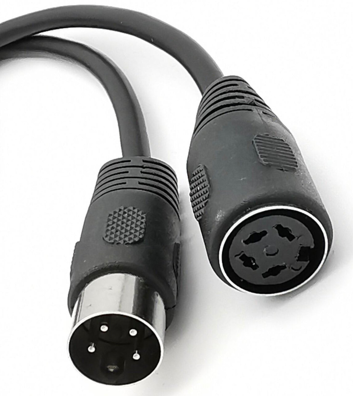 4-Pin Din Male to Female Extension Cable for Audio Digital Devices