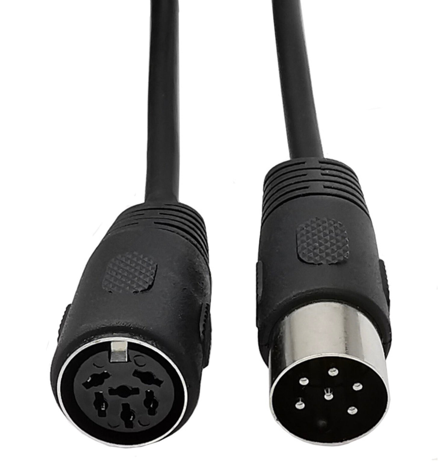 6-Pin Din Male to Female Audio Adapter Cable