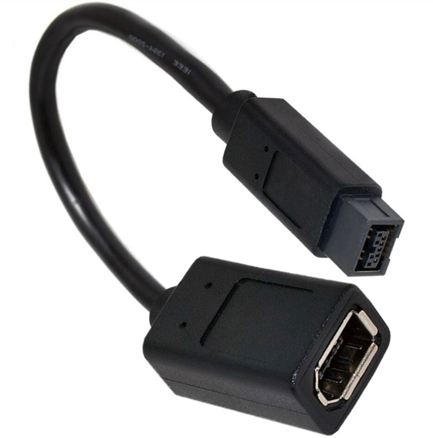 FireWire 400/800 6-Pin Female to 9-Pin Male IEEE1394a 1394b 400 to 800 Cable