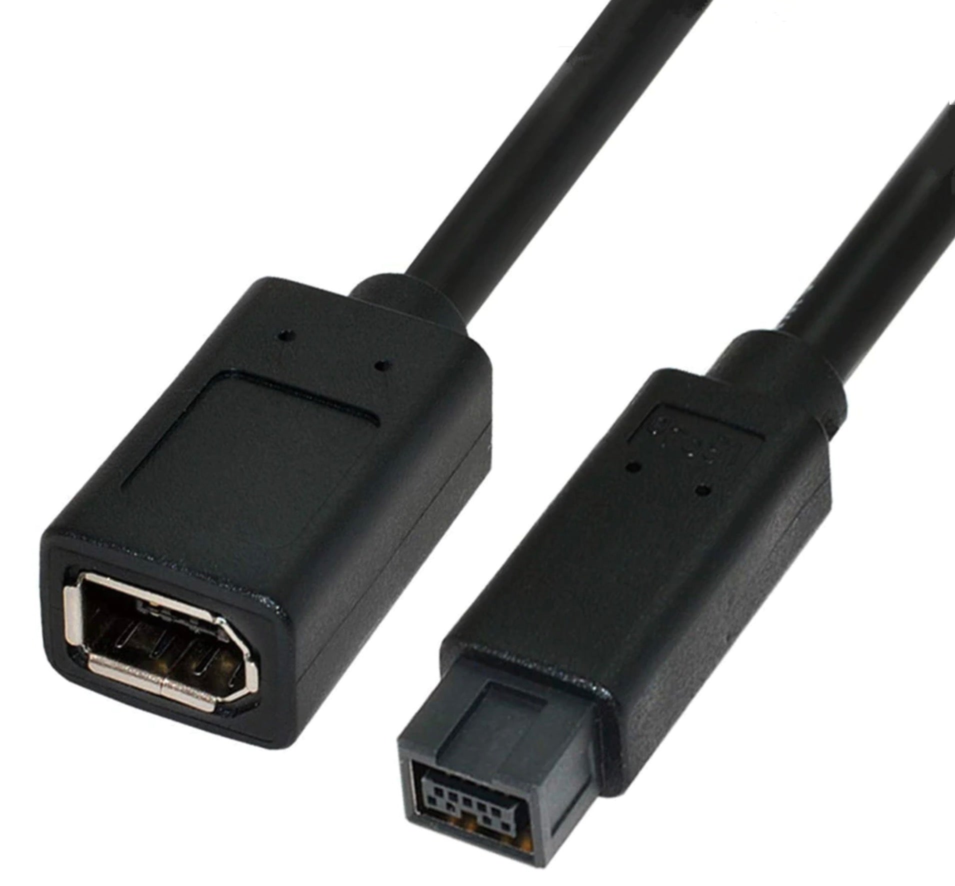 FireWire 400/800 6-Pin Female to 9-Pin Male IEEE1394a 1394b 400 to 800 Cable