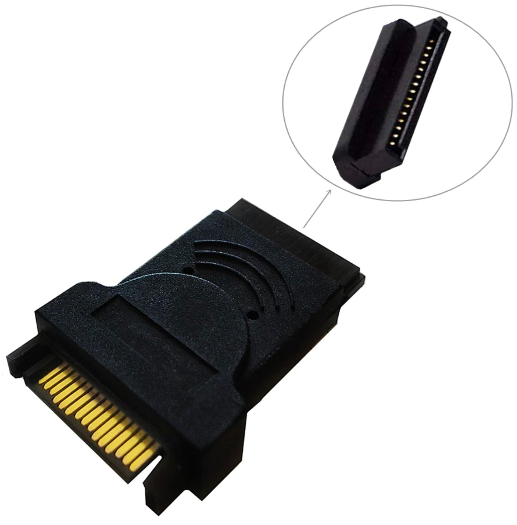 15-Pin SATA Power Extension Adapter for HDD, SSD, Optical Drives