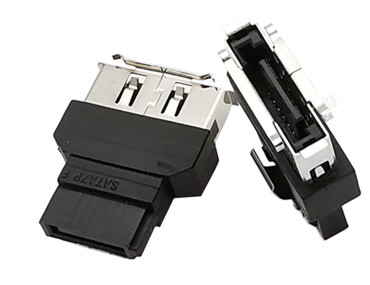 e-SATA Male to SATA Female Adapter with Locking Latch